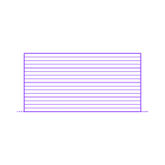 Buildings Overhead Doors Sectional Thin Ribs Line Art Illustration Svg, Free Vectors File